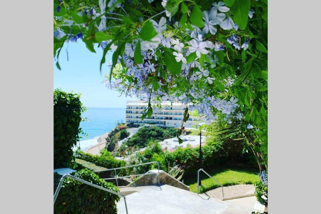 Amazing Frontline Sea Views Studio Apartment Castillo Del Vigia Torremolinos Eksteriør billede