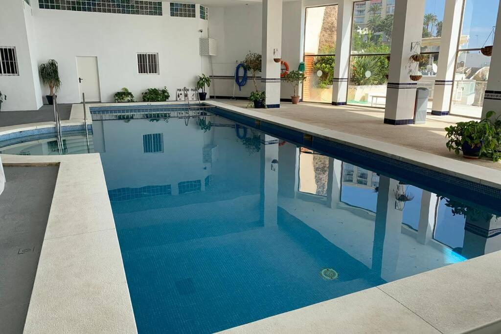 Amazing Frontline Sea Views Studio Apartment Castillo Del Vigia Torremolinos Eksteriør billede