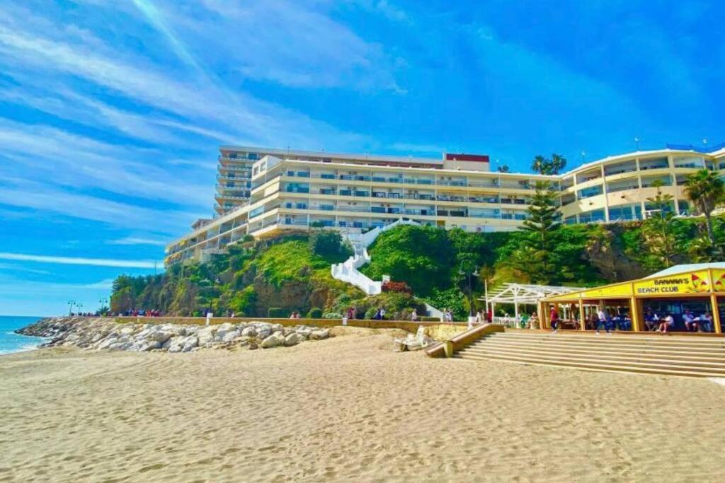 Amazing Frontline Sea Views Studio Apartment Castillo Del Vigia Torremolinos Eksteriør billede