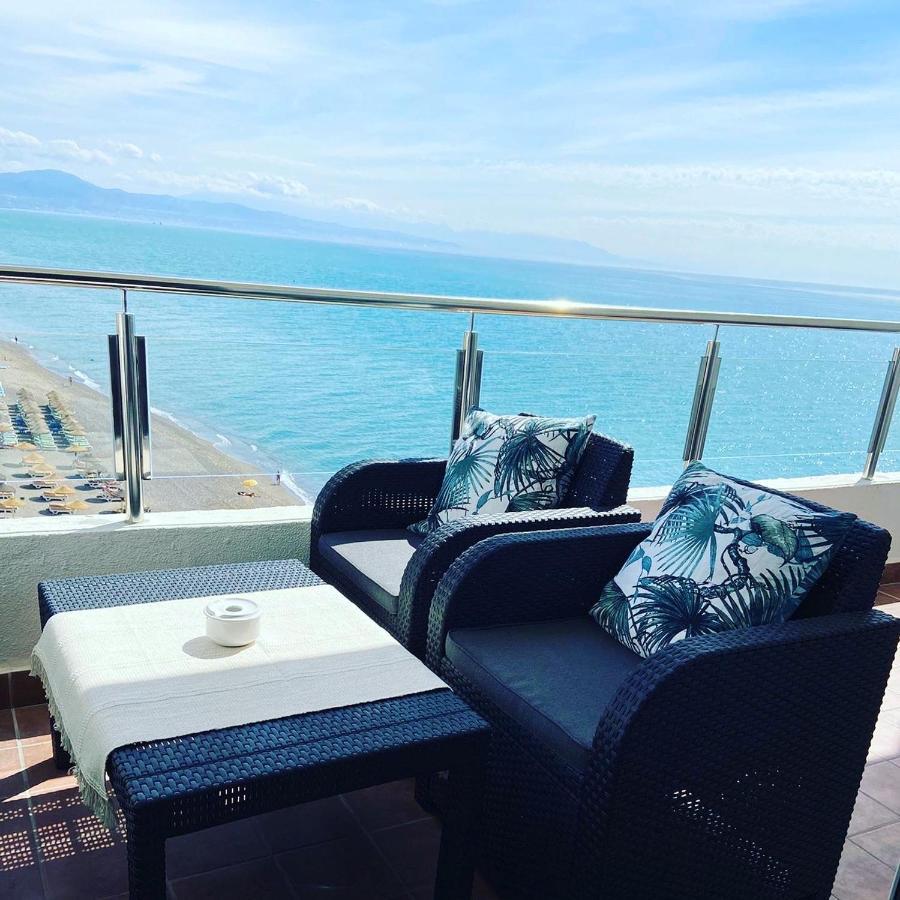 Amazing Frontline Sea Views Studio Apartment Castillo Del Vigia Torremolinos Eksteriør billede