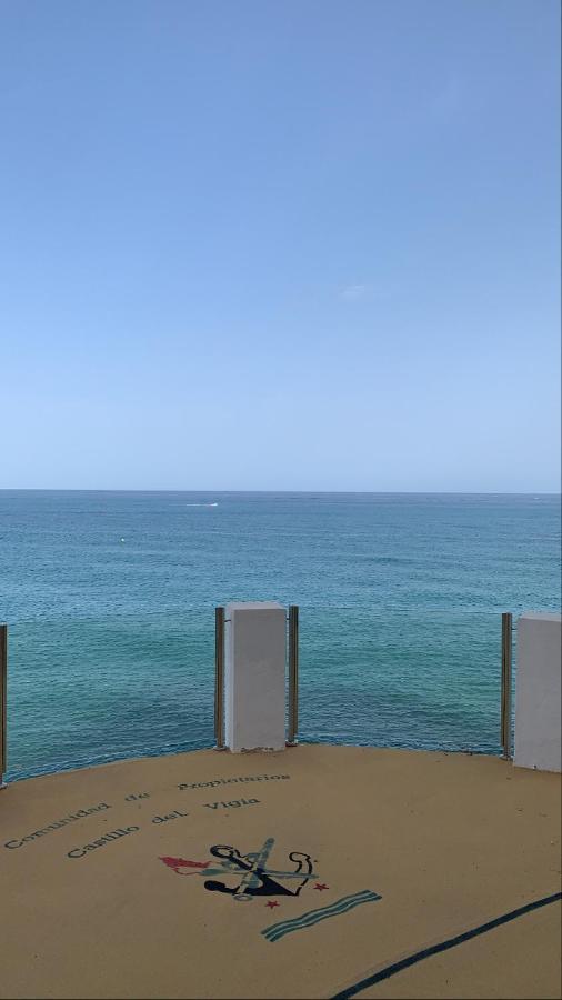 Amazing Frontline Sea Views Studio Apartment Castillo Del Vigia Torremolinos Eksteriør billede