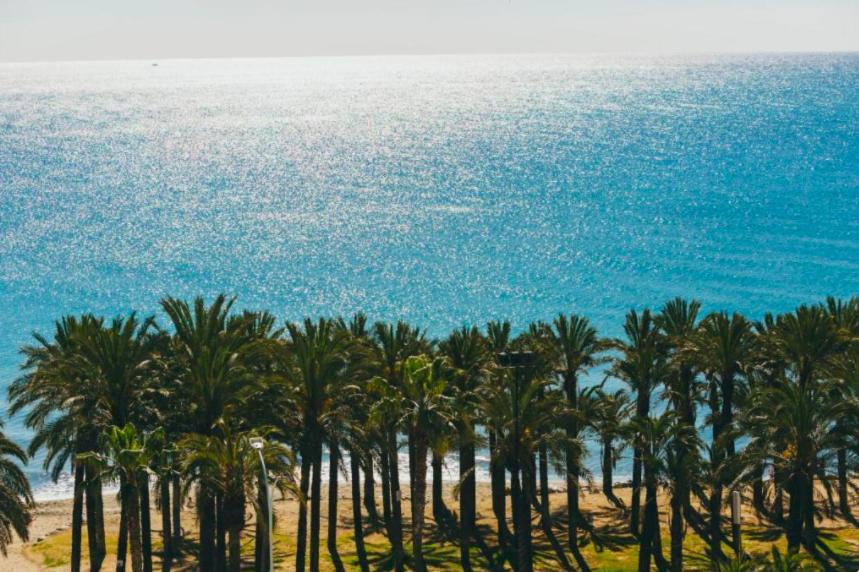 Amazing Frontline Sea Views Studio Apartment Castillo Del Vigia Torremolinos Eksteriør billede